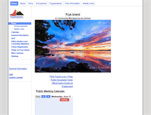 Tablet Screenshot of fryeisland.com